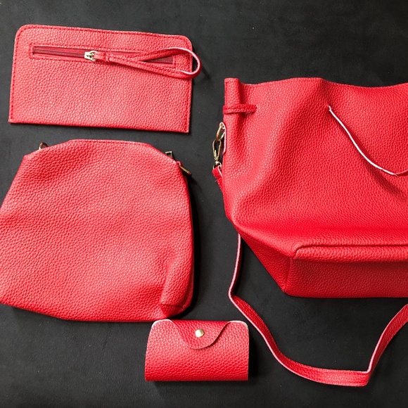 Red Purse Set - Picture 1 of 5